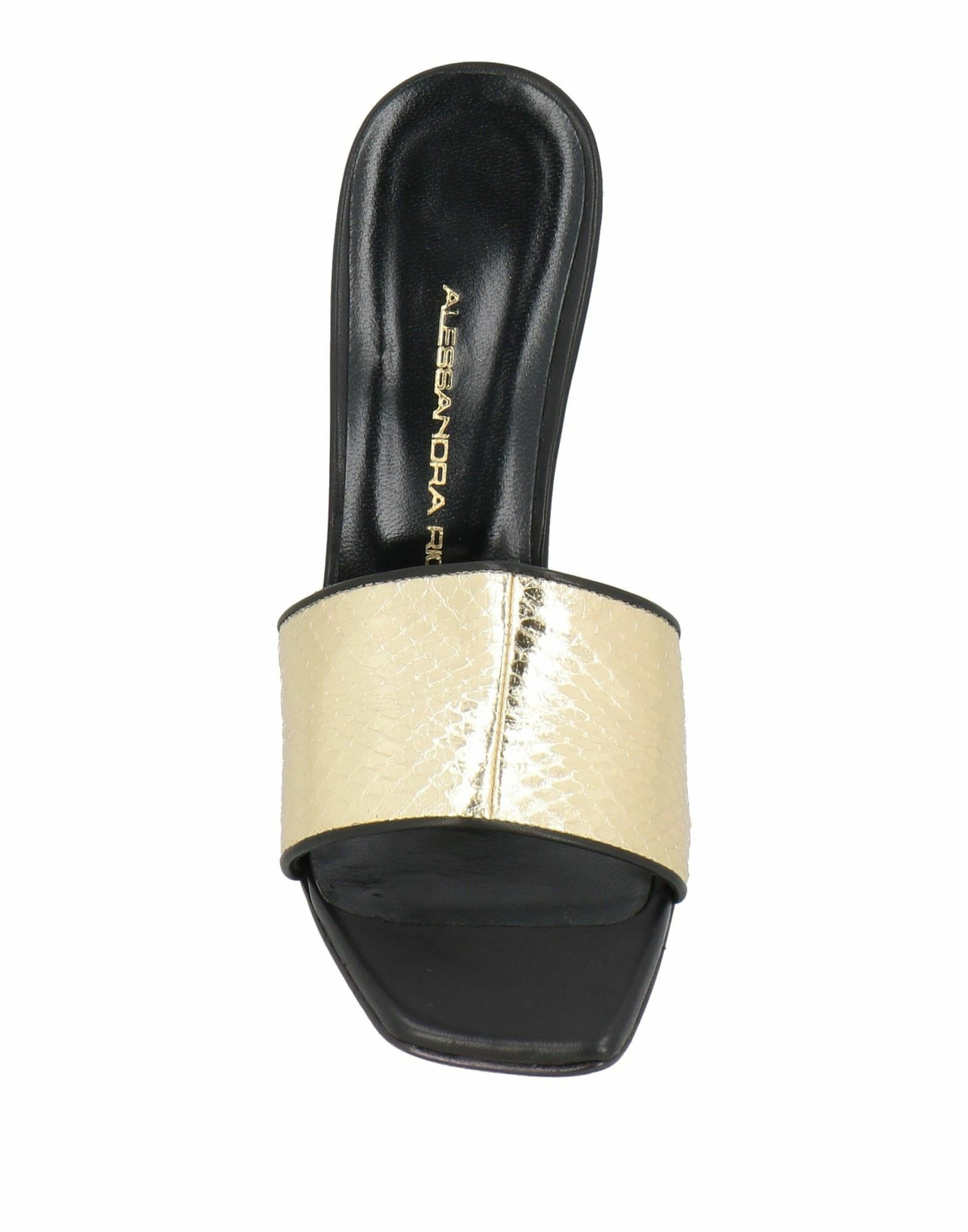 Alessandra Rich Womens Sandals in Gold