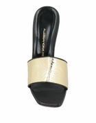Alessandra Rich Womens Sandals in Gold