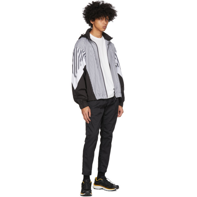 Minotaur White and Black Stripe Jacket
