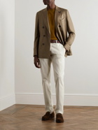 Lardini - Double-Breasted Linen Jacket - Brown