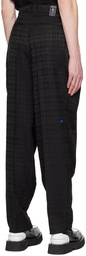 ADER error Black Pleated Trousers