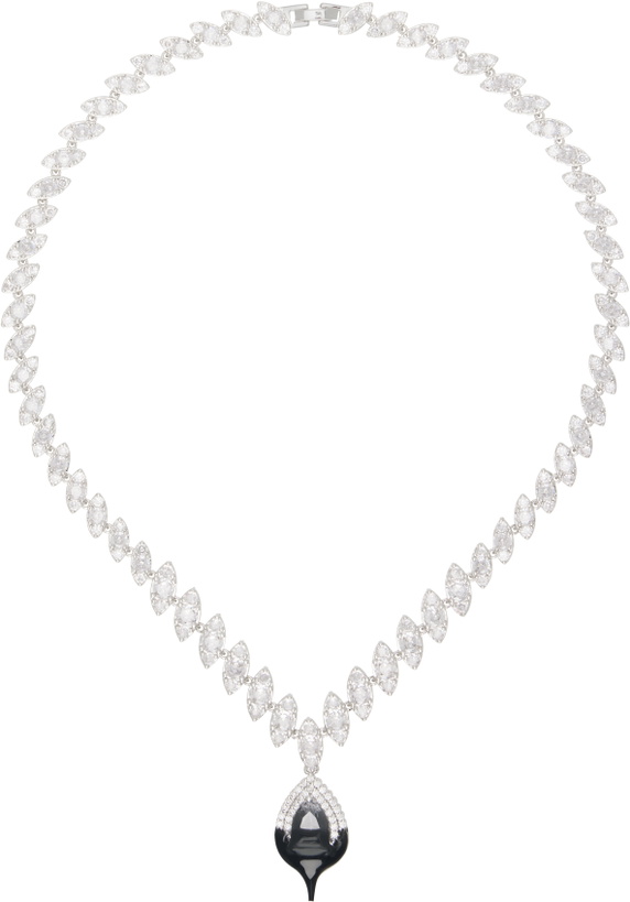 Photo: Ottolinger Silver Diamond Dip Necklace