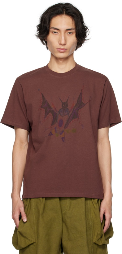 Photo: Gentle Fullness Burgundy Bat T-Shirt