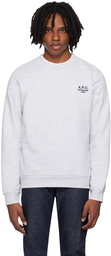 A.P.C. Gray Item Sweatshirt