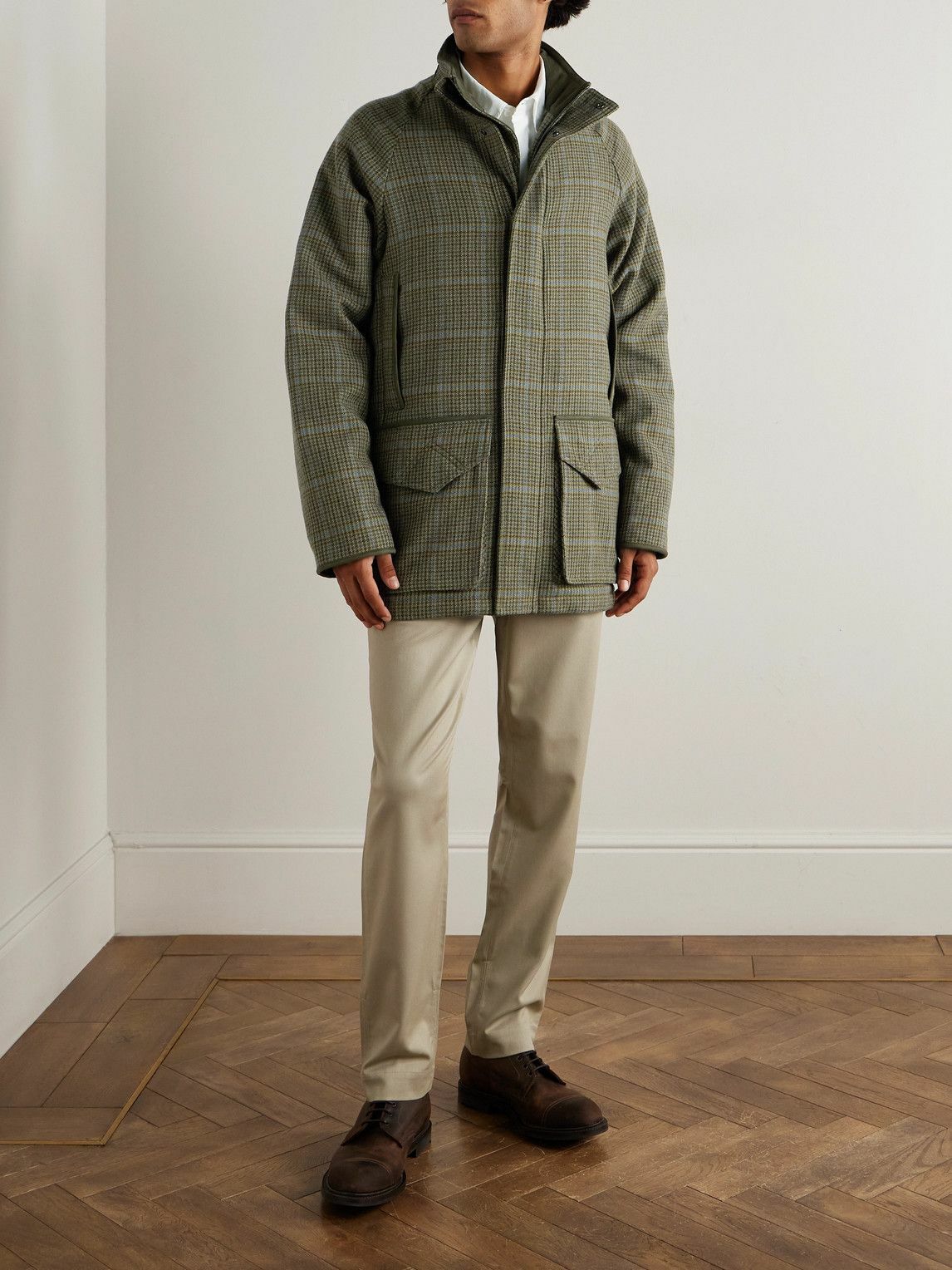 Purdey - Tom Checked Wool-Tweed Coat - Brown