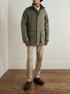 Purdey - Tom Checked Wool-Tweed Coat - Brown