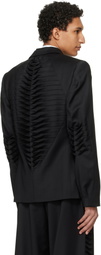 HELIOT EMIL Black Vibraxis Blazer