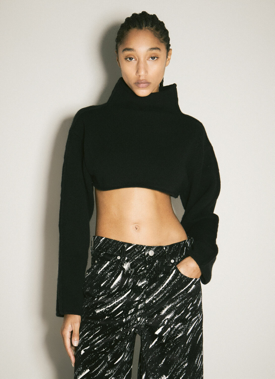 Marni Turtleneck Cropped Sweater