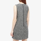 Max Mara Women's Moscova Mini Dress in Black White