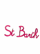 MC2 Saint Barth Woman Furry Short Jacket With Animalier Heart Print