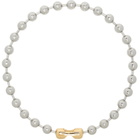 MM6 Maison Margiela Ball Chain Convertible Bracelet-Necklace