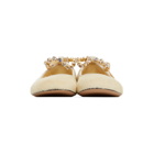 JW Anderson Yellow Fur Ballerina Flats