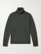 De Petrillo - Merino Wool and Cashmere-Blend Rollneck Sweater - Green