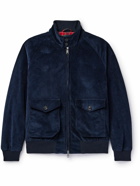Baracuta - G9 AF Cotton-Corduroy Harrington Jacket - Blue