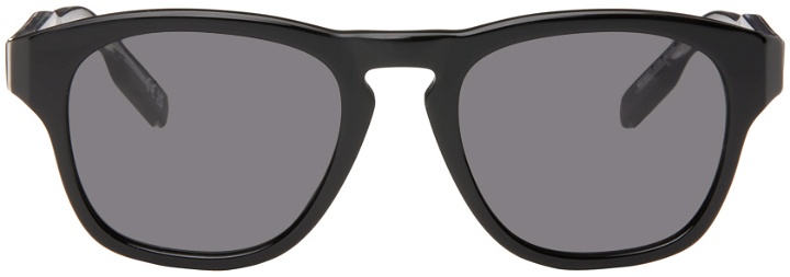 Photo: ZEGNA Black Acetate Sunglasses
