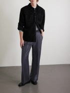 James Perse - Suede Shirt - Black