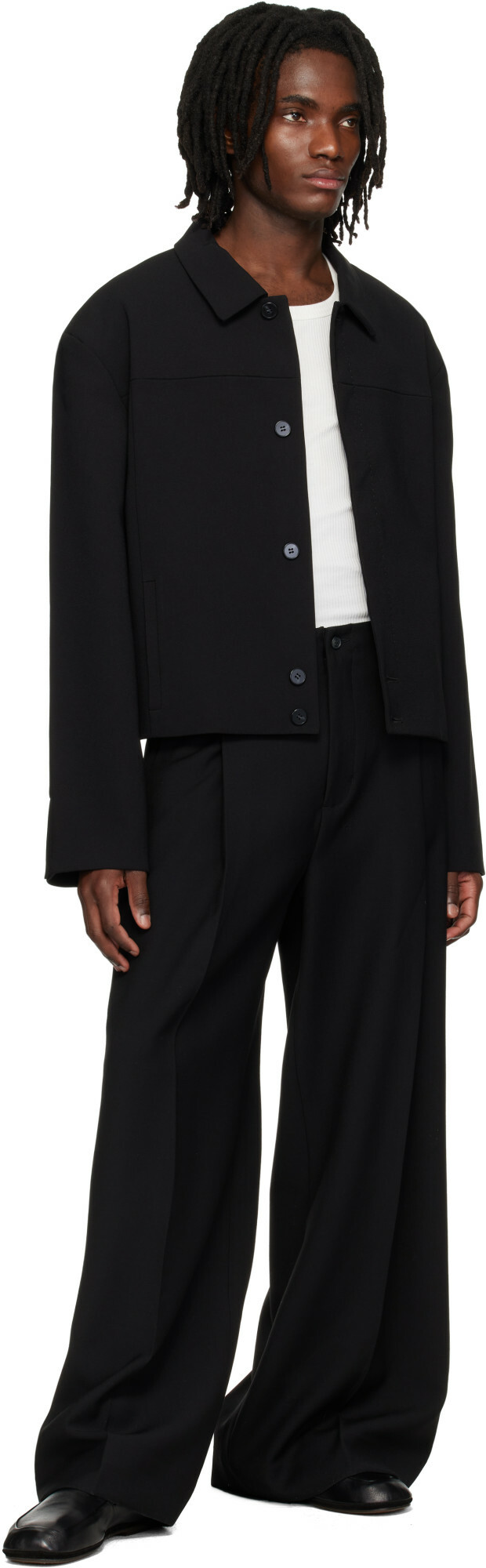 Entire Studios Black Gill Trousers