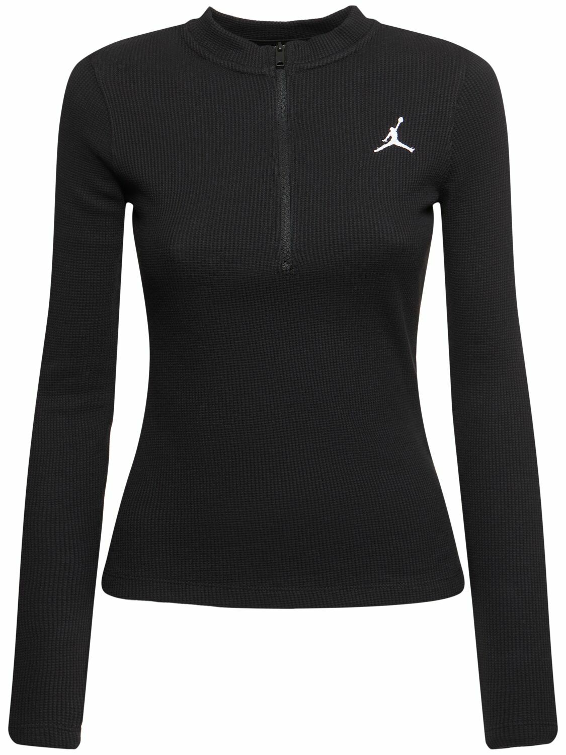 JORDAN Jordan Long Sleeve Cotton Blend T-shirt