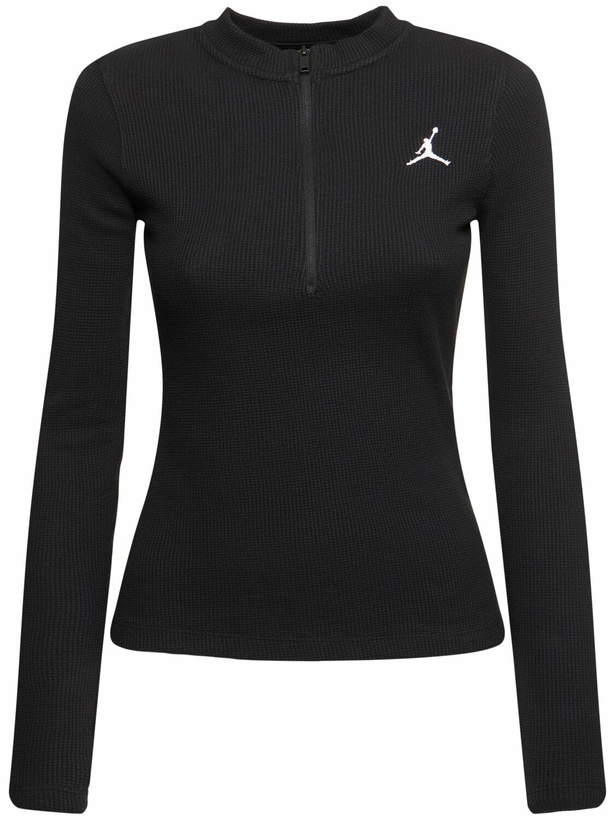 Photo: JORDAN Jordan Long Sleeve Cotton Blend T-shirt