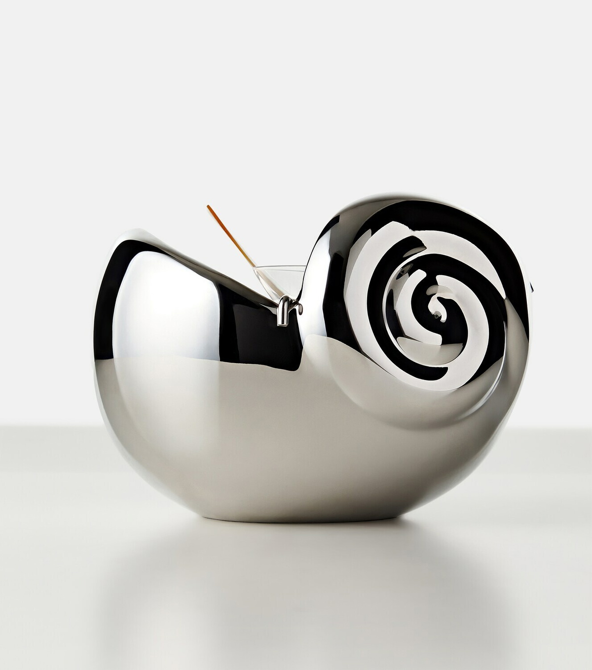 L'Objet x Jessica McCormack stainless steel caviar dish and spoon set