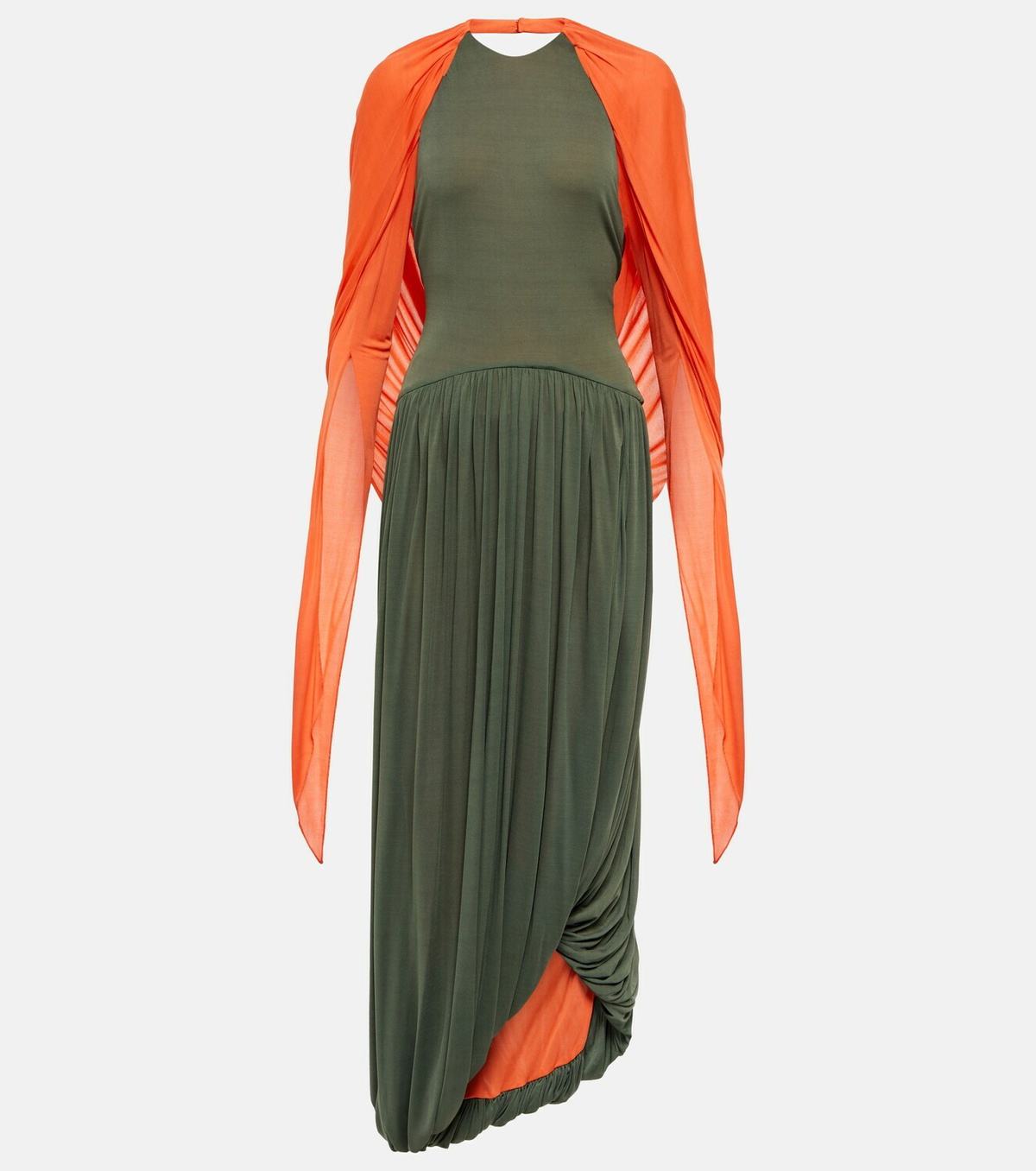 ワンピース Loewe Draped Midi Dress Loewe Draped halterneck midi dress Loewe
