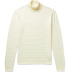 Barena - Striped Virgin Wool Rollneck Sweater - Neutrals