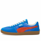 Puma Men's Super Team Handy Sneakers in Ultra Blue/Rickie Orange