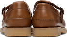 HEREU Brown Alber Rubber Veg Tan Loafers