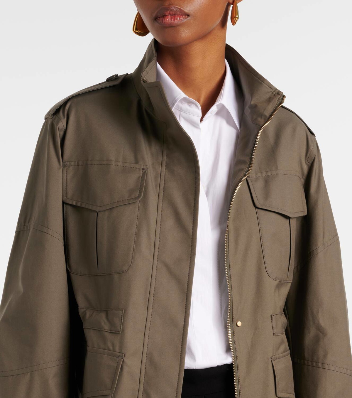 S Max Mara Leila cotton-blend twill jacket S Max Mara