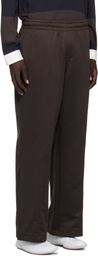 Lacoste Brown Loose Fit Fleece Sweatpants