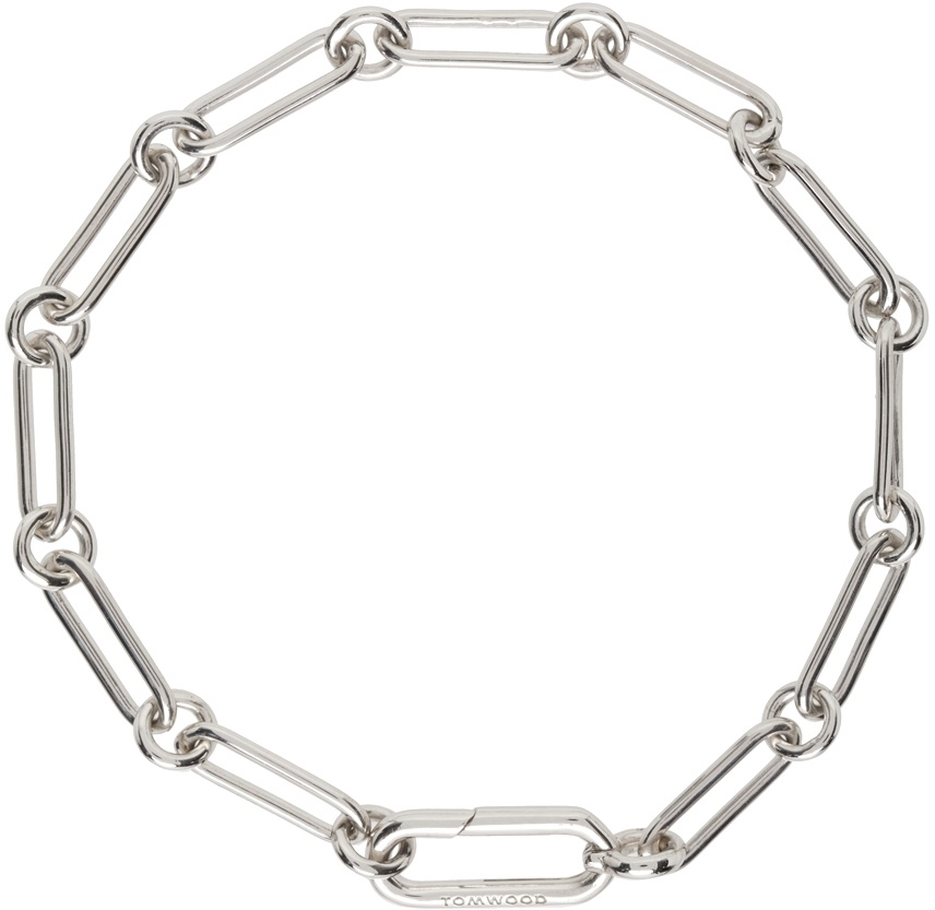 Tom Wood Silver Large Box Bracelet Tom Wood