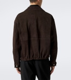 Arma Maddox suede blouson jacket