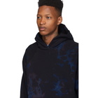 John Elliott Indigo Double Dye Raglan Hoodie