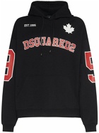 DSQUARED2 - Loose Fit Logo Cotton Hoodie