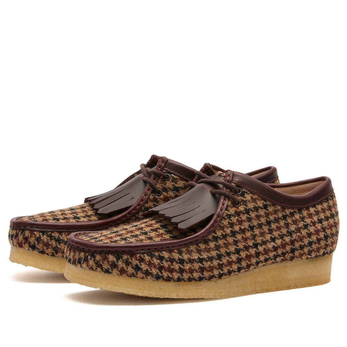 Clarks Originals Men's Wallabee in Brown Tweed Comb