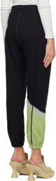 Eckhaus Latta Black Tie-Dye Sweatpants