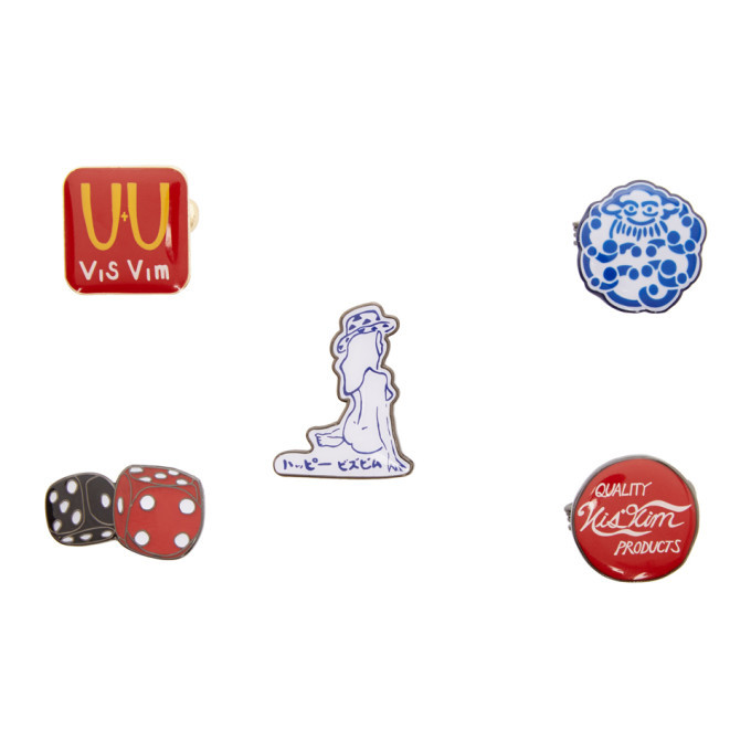 Visvim Five-Pack Lapel Pins Visvim