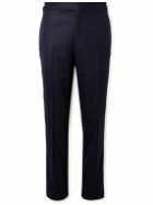 Kingsman - Tapered Wool-Flannel Suit Trousers - Blue