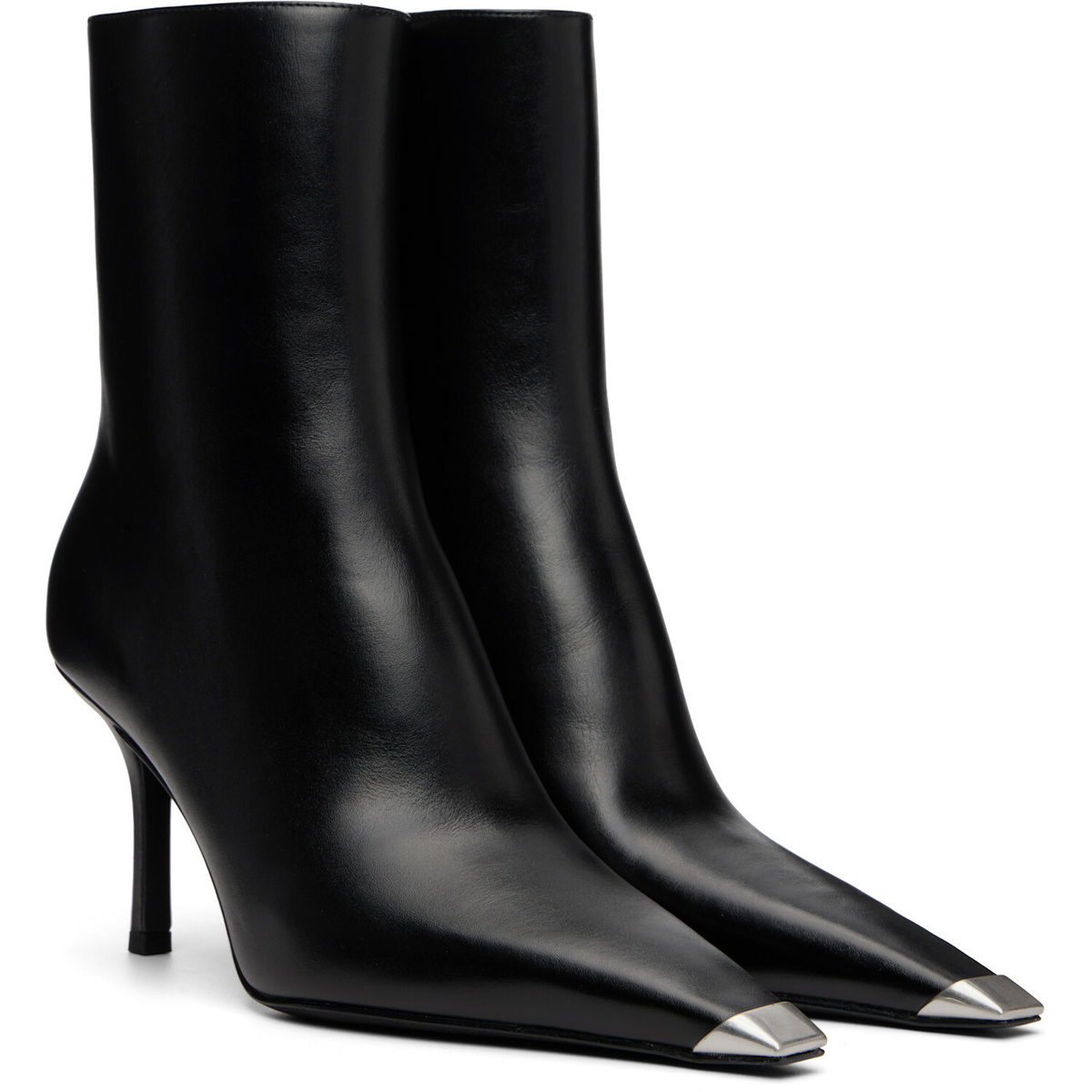 Alexander Wang Black Ferrara Zip Leather Boots