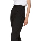 Baja East Black Rib Jersey Harem Lounge Pants