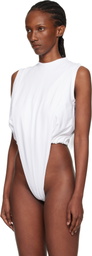 Jean Paul Gaultier White 'The Twisted' Bodysuit