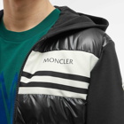 Moncler Men's Down Knit Jacket in Navy