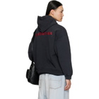 Balenciaga Black Faded Hoodie