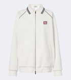 Miu Miu Cotton piqué blouson jacket