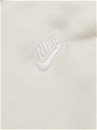 Nike - Sportswear Club Cotton-Blend Jersey Hoodie - Neutrals