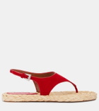 Paris Texas Amalfi suede thong sandals