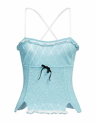 Cormio Womens Top Turquoise
