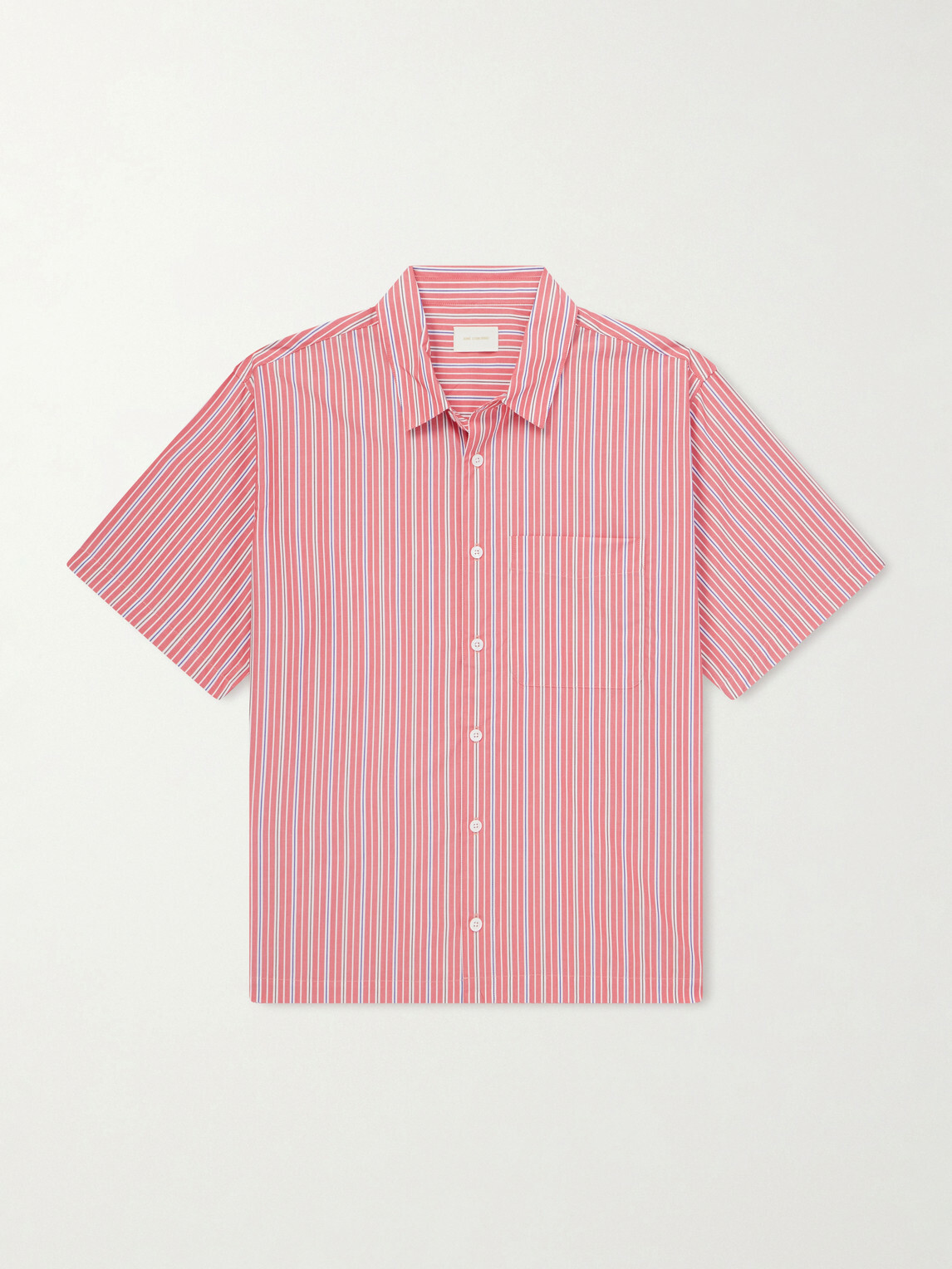 Aimé Leon Dore - Striped Cotton-Poplin Shirt - Red