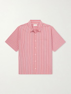 Aimé Leon Dore - Striped Cotton-Poplin Shirt - Red