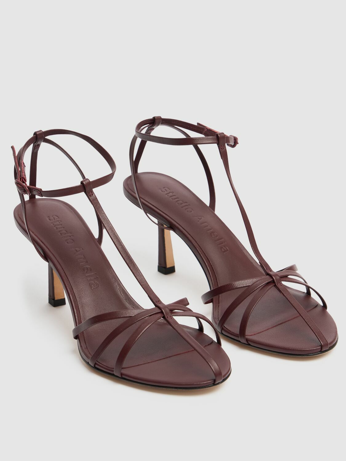 STUDIO AMELIA 70mm Aviary Leather Sandals